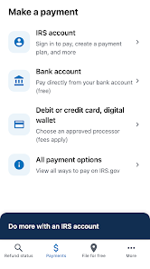 IRS2Go screenshot 2