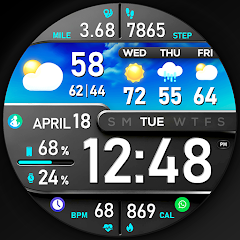 PER8 Weather WatchFace Digital