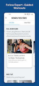 Map My Fitness Workout Tracker screenshot 1