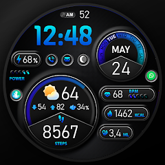 PER15 Sport Digital Watch Face