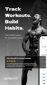 BurnFit: Gym & Workout Planner screenshot 1