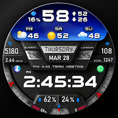Digital WatchFace PER27 Galaxy
