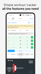 Strong Workout Tracker Gym Log screenshot 2