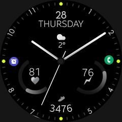 Minimal Black v17 Watch Face